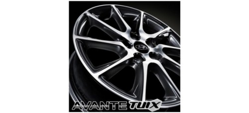 TUIX 17" DARK GRAY ALLOY WHEELS FOR HYUNDAI ELANTRA 2010-15